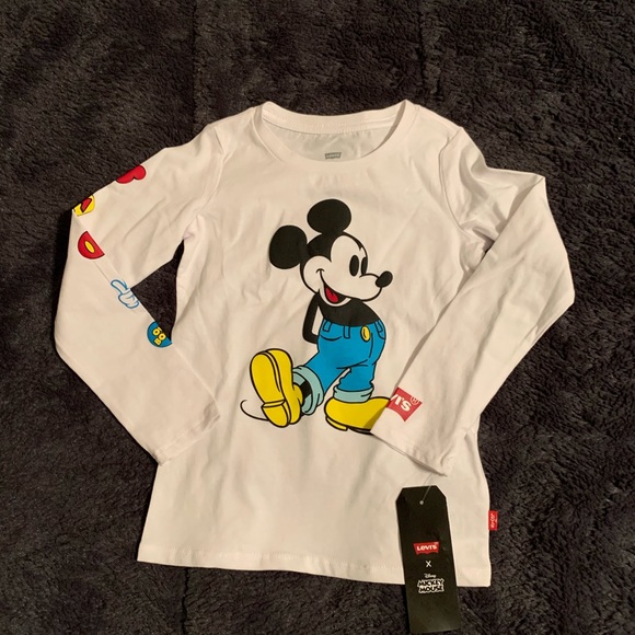 Girls Levi’s and x Disney Mickey Mouse Tee - Picture 3 of 11